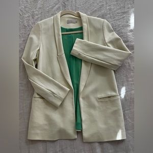 Light yellow blazer jacket